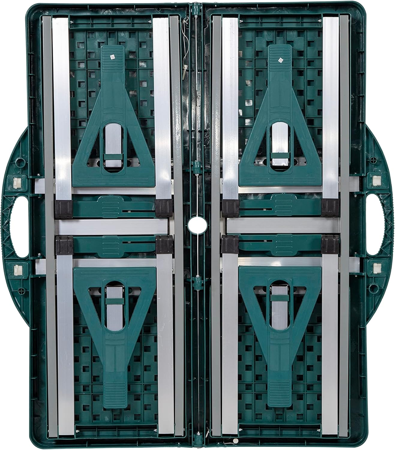 Stansport Picnic Table and Umbrella Combo - Green