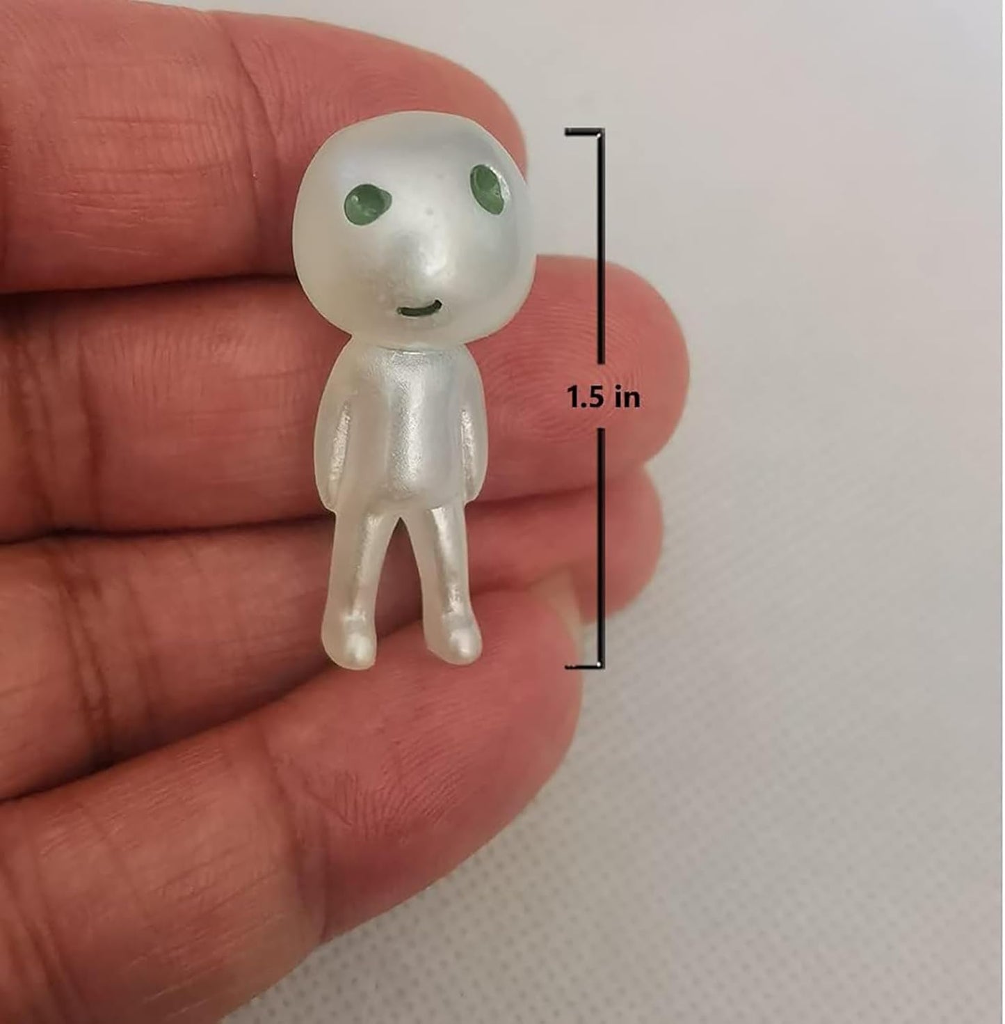 5 Pcs Luminous Tree Elves Spirit Gardening Mononoke Potted Decoration Micro Princess Landscape Figures Ornament , Fairy Garden Accessories, Plant Accessories, Halloween Decorations - Green.