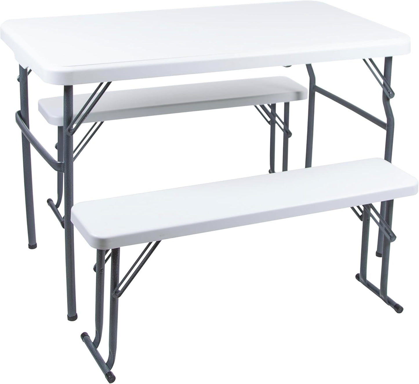 Stansport 616-100 Heavy-Duty Camp Table with Benches