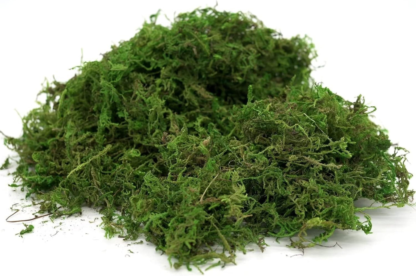 Usmola Fake Moss, Artificial Green Moss for Potted Plants Fairy Garden Accessories, 4OZ (Fresh Green)