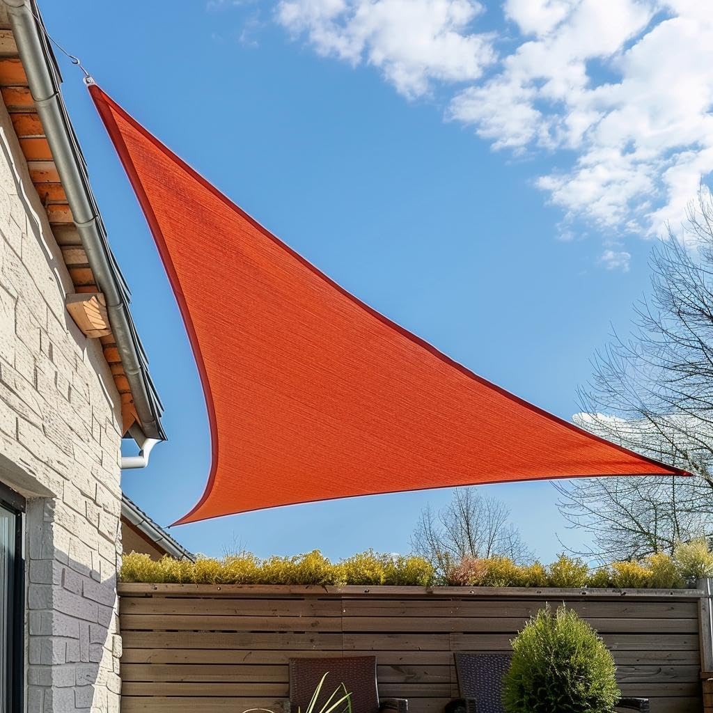Garden EXPERT 20'x20' Sun Shade Sail Square Canopy Shade Cover for Patio Garden Outdoor Backyard, Light Grey