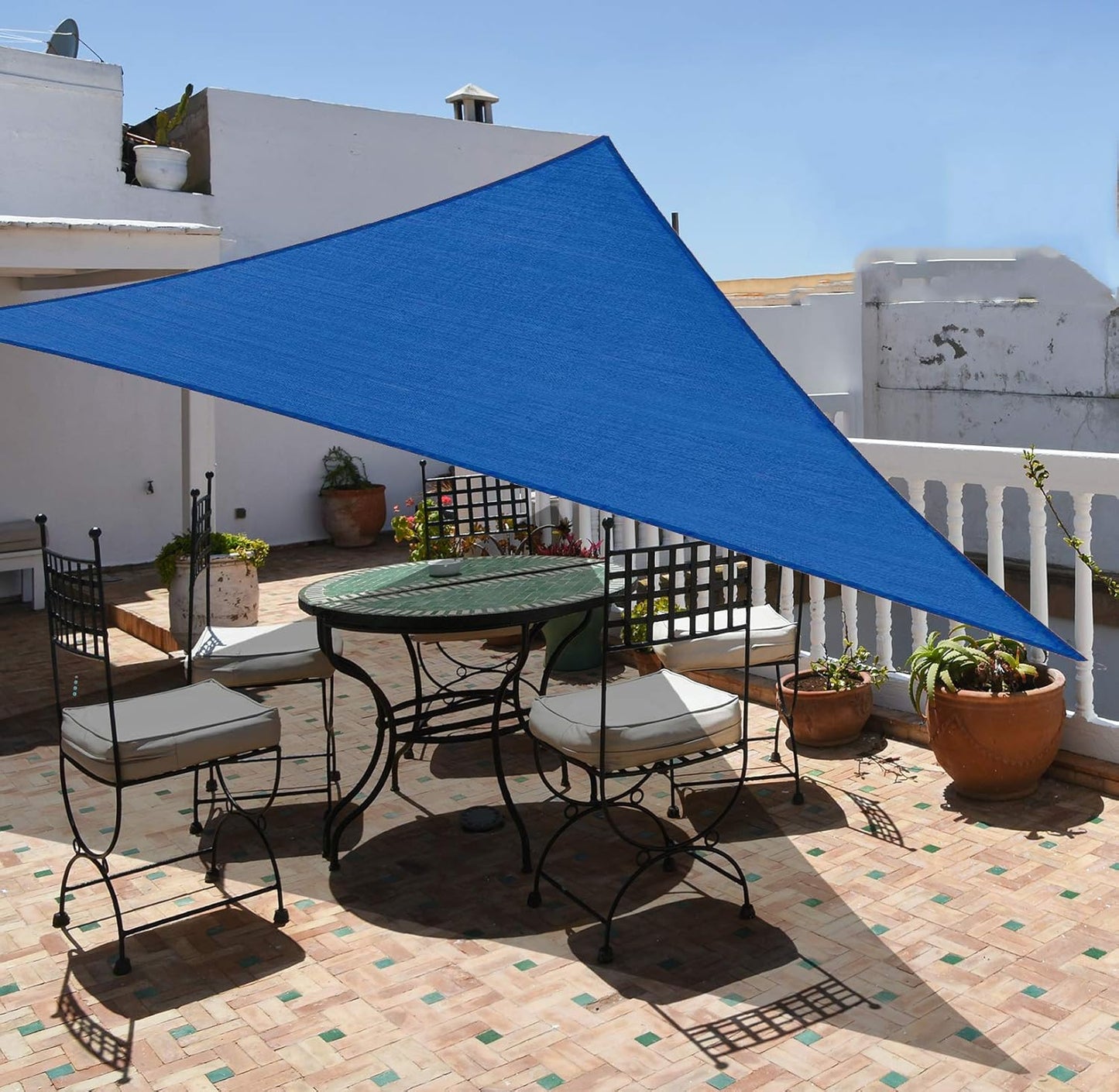 Garden EXPERT 20'x20' Sun Shade Sail Square Canopy Shade Cover for Patio Garden Outdoor Backyard, Light Grey