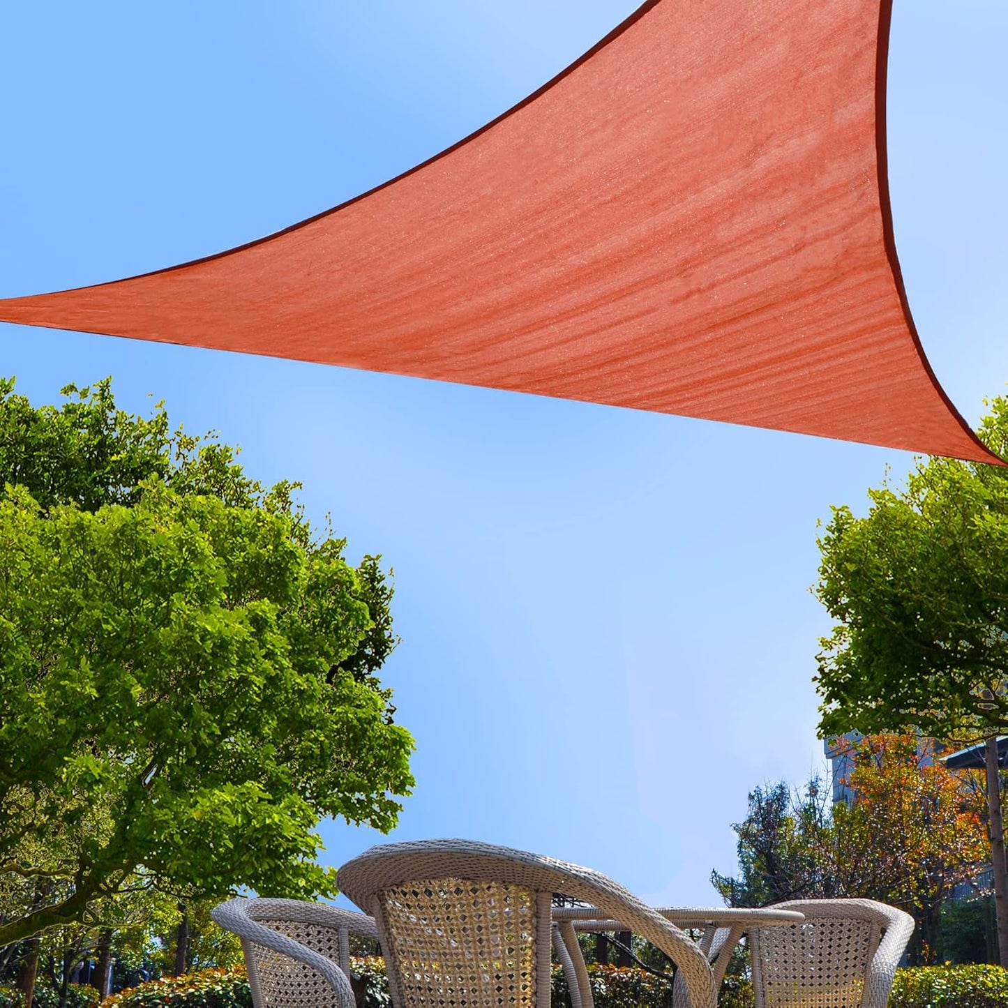 Garden EXPERT 20'x20' Sun Shade Sail Square Canopy Shade Cover for Patio Garden Outdoor Backyard, Light Grey